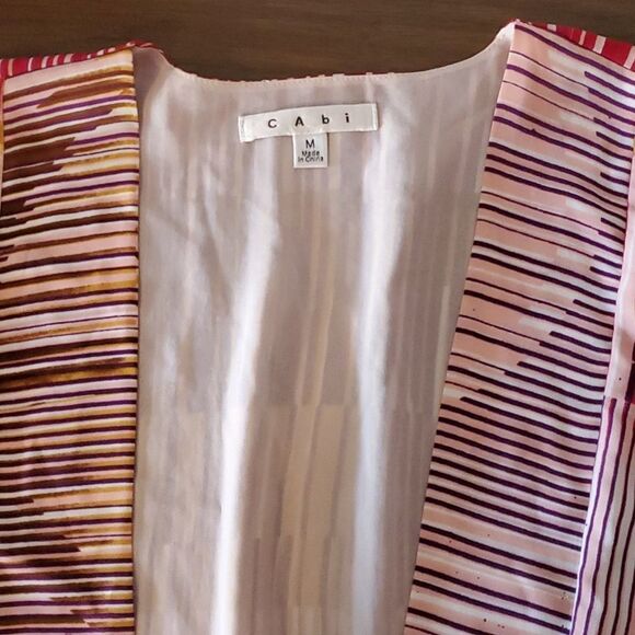 CAbi Style 247 Open Kimono Top Size Medium‎ - Picture 7 of 10